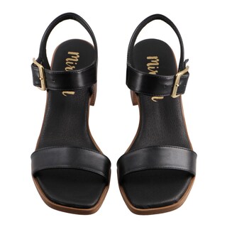 Foto 6 | Sandalia Dama Miracol By Mama Lola 1109 Negro Tacon Comodo Mujer Talla 23 A 26 E