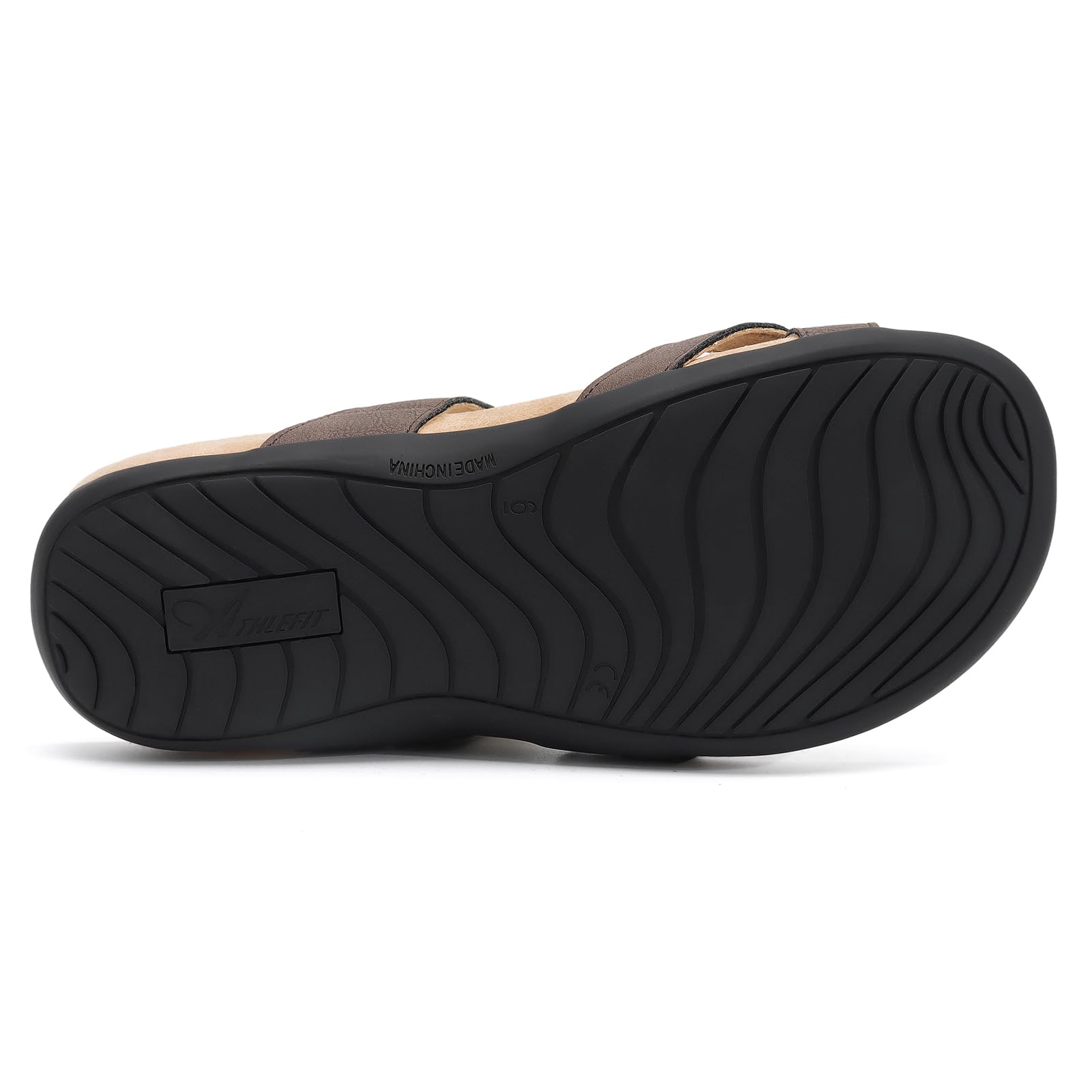 Foto 5 pulgar | Sandalias Ortopédicas Athlefit Para Mujer Arch Support Brown 5.5 - Venta Internacional.