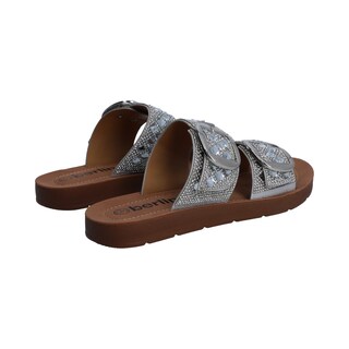 Foto 3 | Sandalias Berlin Plata con Cristales y Hebillas para Dama
