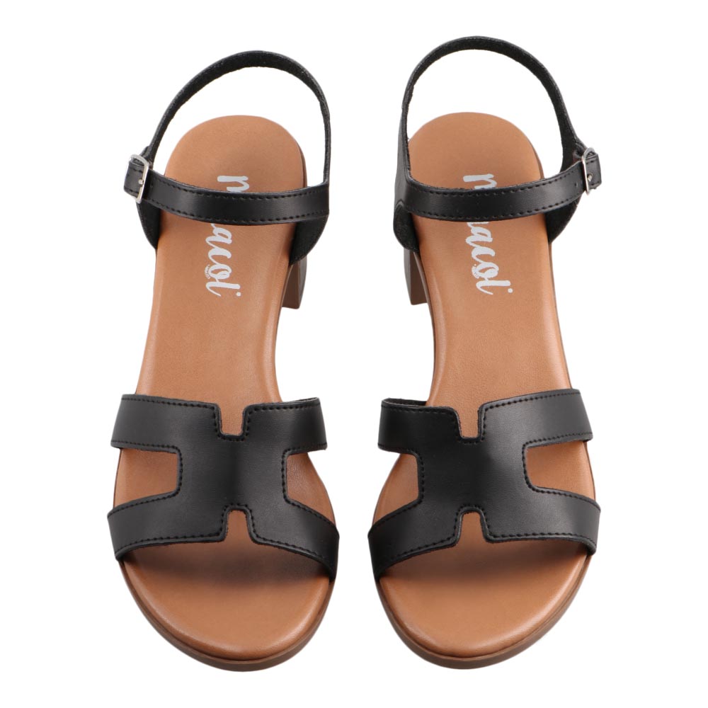 Foto 7 pulgar | Sandalia Dama Miracol By Mama Lola 41101 Negro Tacon Casual Dama Talla 22 A 27 E