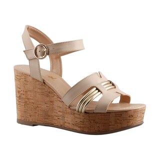 Foto 2 | Sandalia Dama Miracol By Mama Lola 50104 Avena Sandalia De Plataforma Casual Talla 23 A 26 M