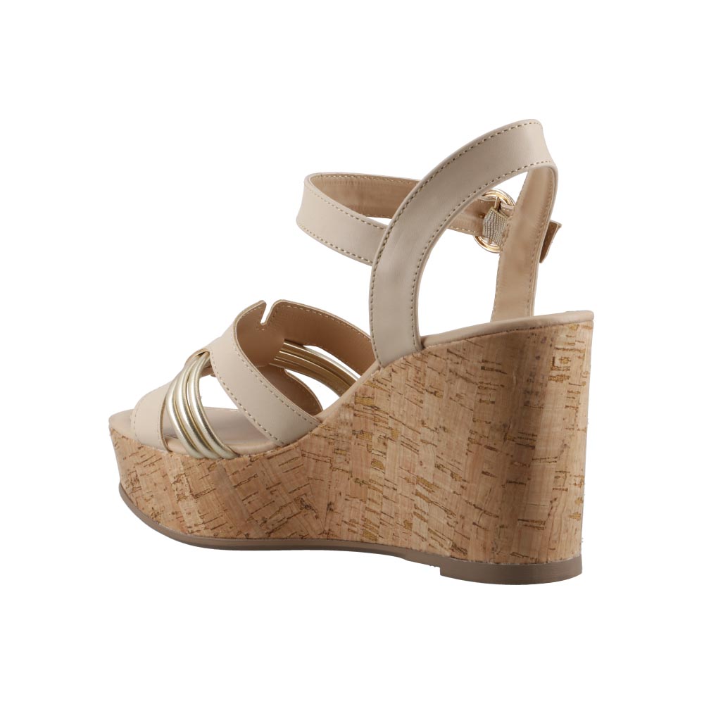 Foto 5 pulgar | Sandalia Dama Miracol By Mama Lola 50104 Avena Sandalia De Plataforma Casual Talla 23 A 26 M