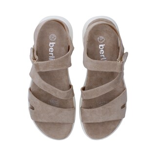 Foto 3 | Sandalia Confort Berlin Taupe de Plataforma para Dama