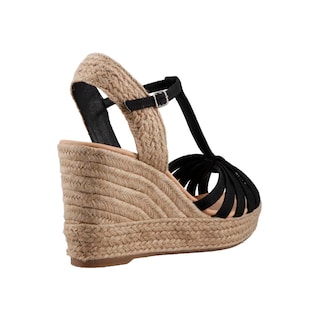 Foto 3 | Sandalia Mujer Miracol By Mama Lola 9308 Negro Sandalia Plataforma Casual Cómoda Talla 23 A 26 M