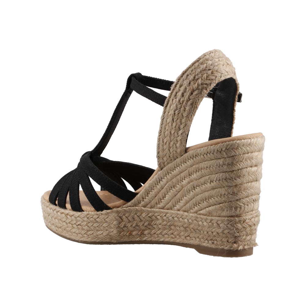 Foto 4 | Sandalia Mujer Miracol By Mama Lola 9308 Negro Sandalia Plataforma Casual Cómoda Talla 23 A 26 M