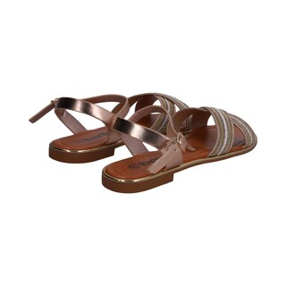 Foto 3 | Sandalias Casuales Berlin Rosa con Tiras Cruzadas