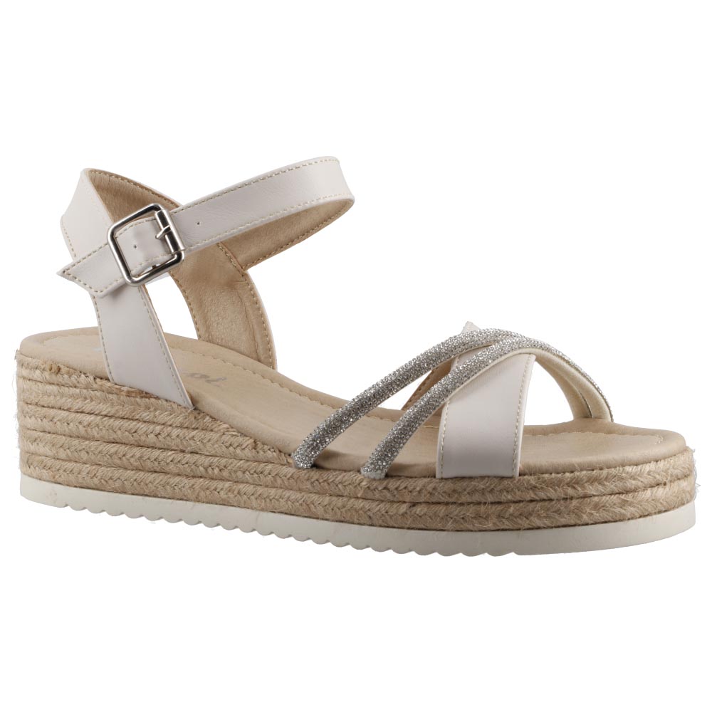 Foto 3 pulgar | Sandalia Miracol By Mama Lola 4605 Latte Huarache Dama Casual Talla 23 A 26 M