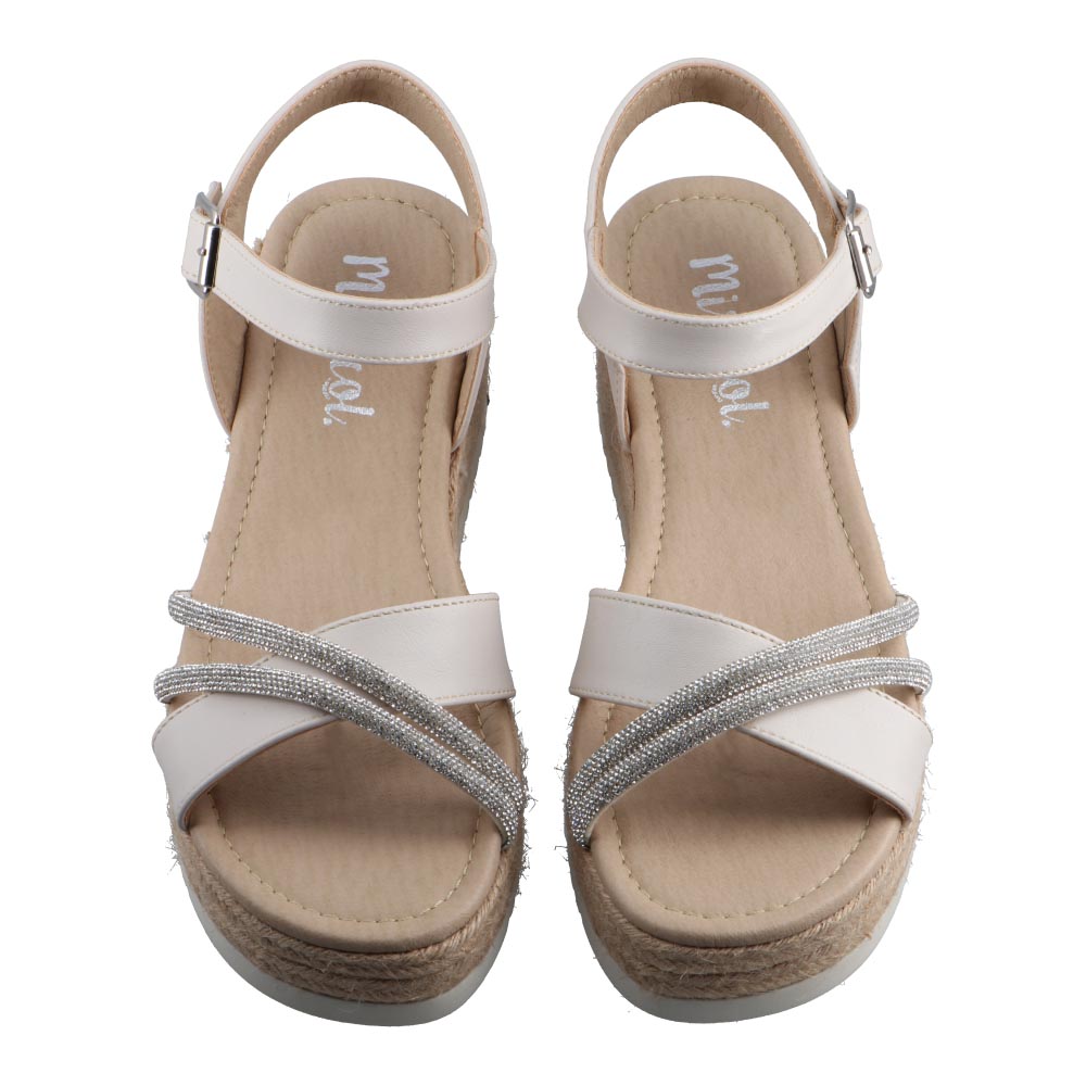 Foto 7 pulgar | Sandalia Miracol By Mama Lola 4605 Latte Huarache Dama Casual Talla 23 A 26 M