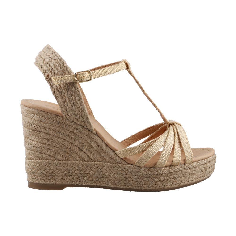Foto 2 pulgar | Sandalia Mujer Miracol By Mama Lola 9308 Natural Sandalia Plataforma Casual Comoda Talla 23 A 26 M