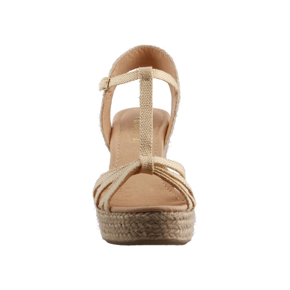 Foto 5 | Sandalia Mujer Miracol By Mama Lola 9308 Natural Sandalia Plataforma Casual Comoda Talla 23 A 26 M