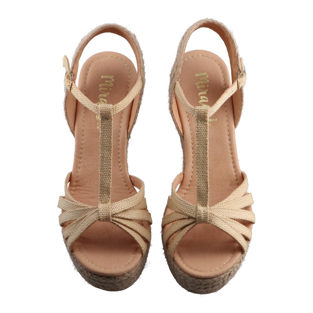 Foto 7 pulgar | Sandalia Mujer Miracol By Mama Lola 9308 Natural Sandalia Plataforma Casual Comoda Talla 23 A 26 M