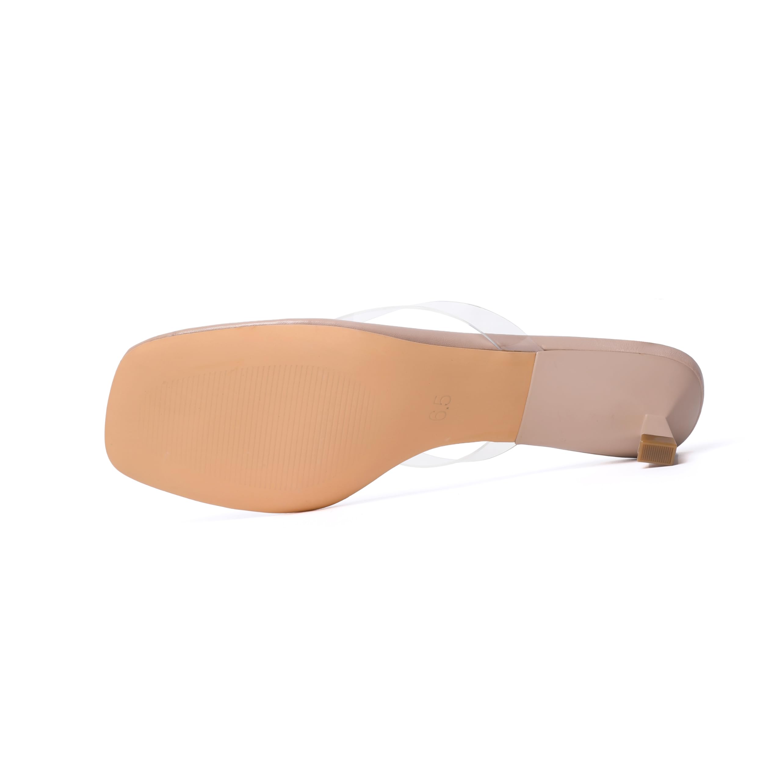 Foto 8 pulgar | Sandalias Vivianly Para Mujer, Con Tacón De Gatito Transparente - Venta Internacional.