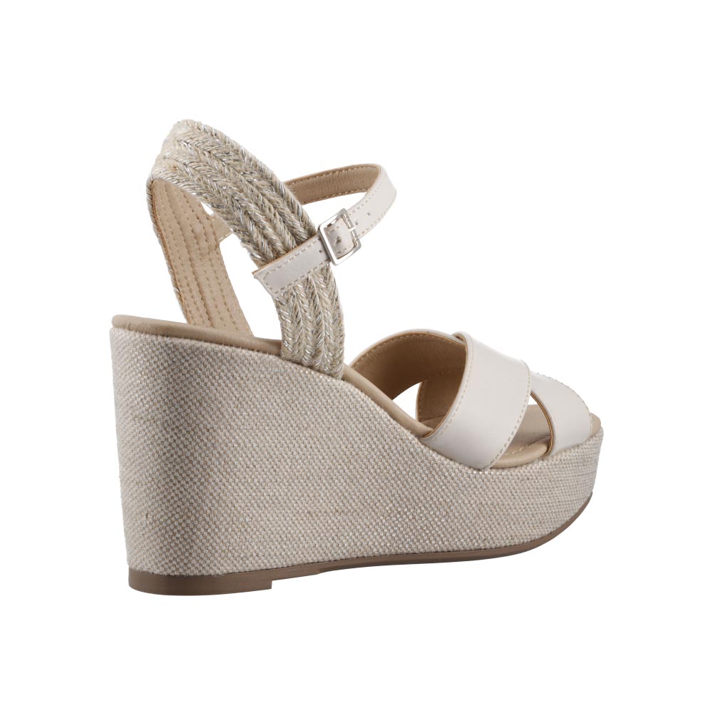 Foto 4 pulgar | Sandalia Dama Miracol By Mama Lola 50087 Latte Sandalia De Plataforma Casual Talla 23 A 26 M