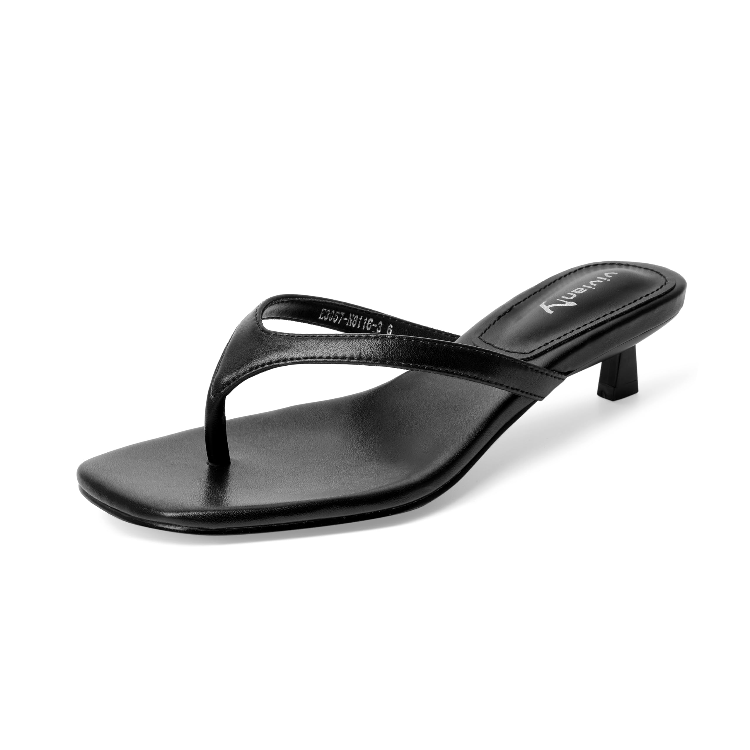 Sandalias Vivianly Para Mujer, Tacón De Aguja Con Tacón De Gatito - Venta Internacional.
