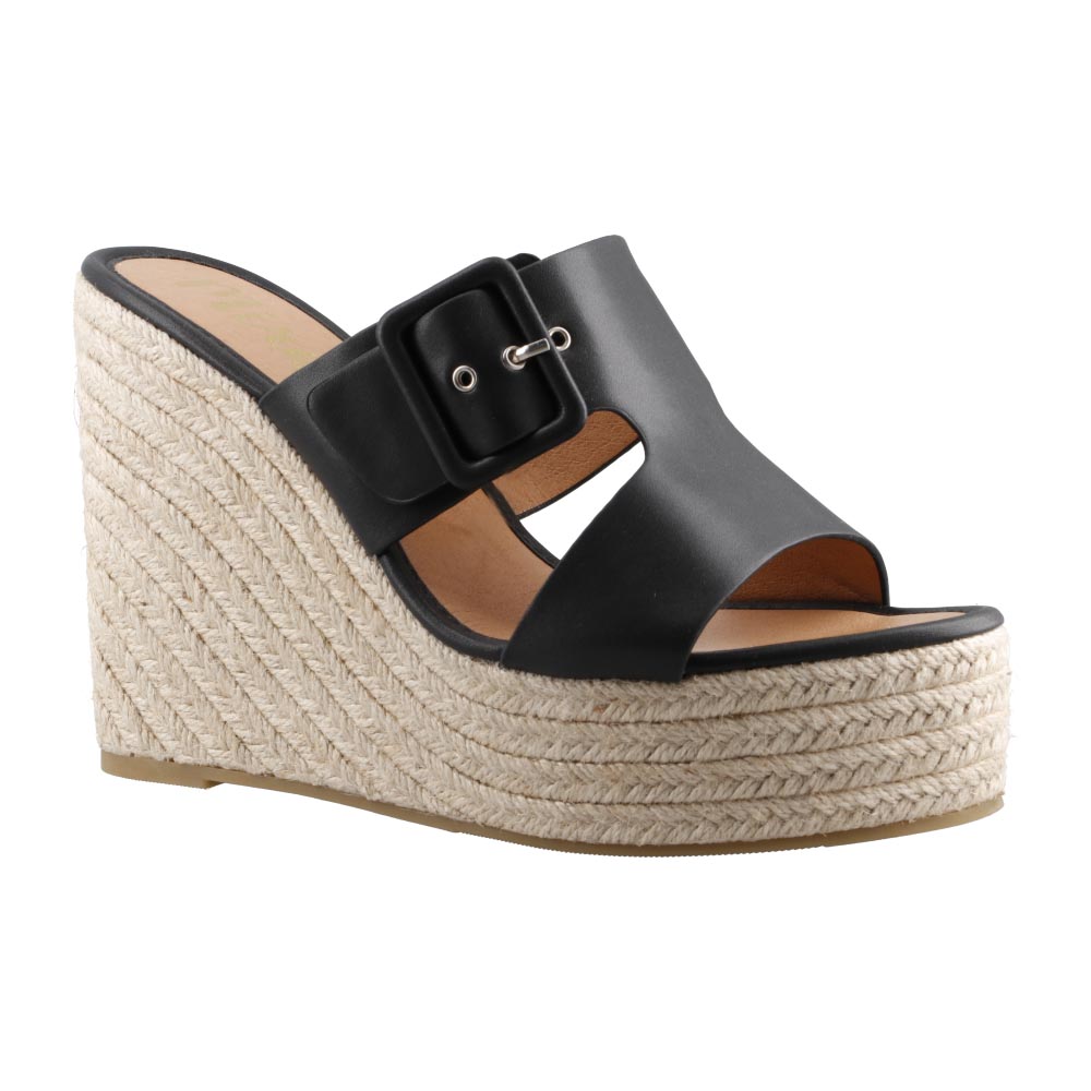 Foto 2 | Sandalia Miracol By Mama Lola Dabi6 Negro Plataforma Alta Casual Dama Talla 23 A 27 E