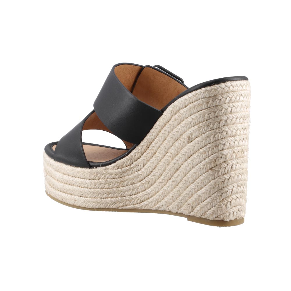 Foto 5 pulgar | Sandalia Miracol By Mama Lola Dabi6 Negro Plataforma Alta Casual Dama Talla 23 A 27 E