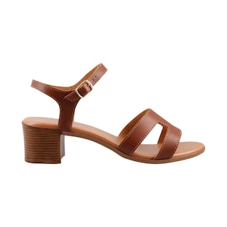 Foto 1 | Sandalia Dama Miracol By Mama Lola 41101 Cocoa Tacon Casual Dama Talla 22 A 27 E