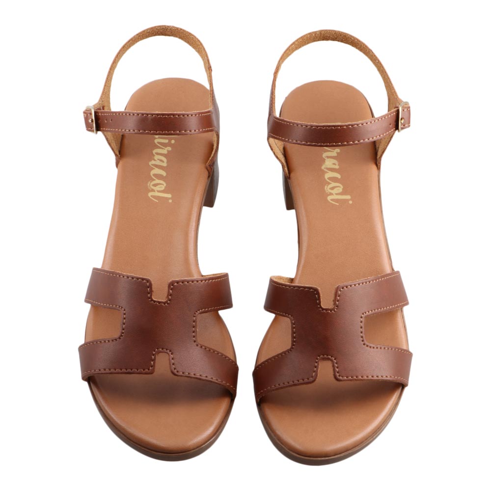 Foto 7 pulgar | Sandalia Dama Miracol By Mama Lola 41101 Cocoa Tacon Casual Dama Talla 22 A 27 E
