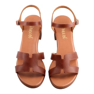 Foto 6 | Sandalia Dama Miracol By Mama Lola 41101 Cocoa Tacon Casual Dama Talla 22 A 27 E
