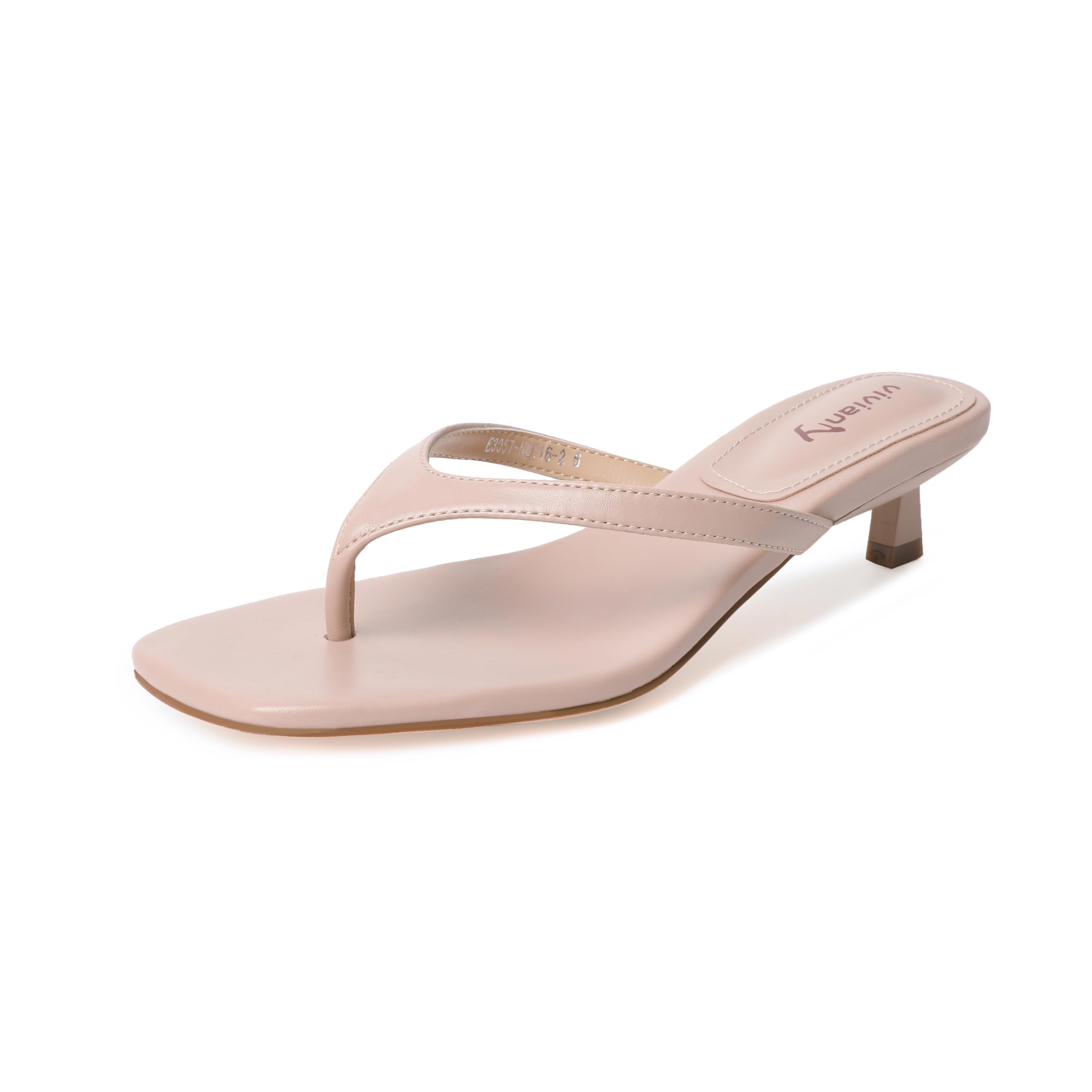 Foto 2 pulgar | Sandalias De Tacón De Gatito Para Mujer, Talla 6, De La Marca Flip Flops Vivianly - Venta Internacional.