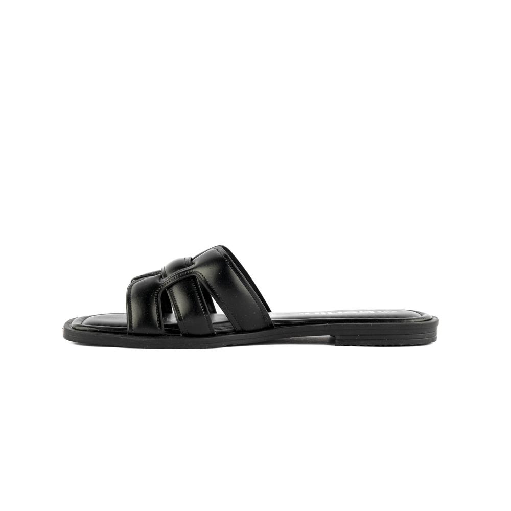 Foto 3 pulgar | Sandalia Tiras Flat Casual Moda Para Mujer Walki Krishna Negro