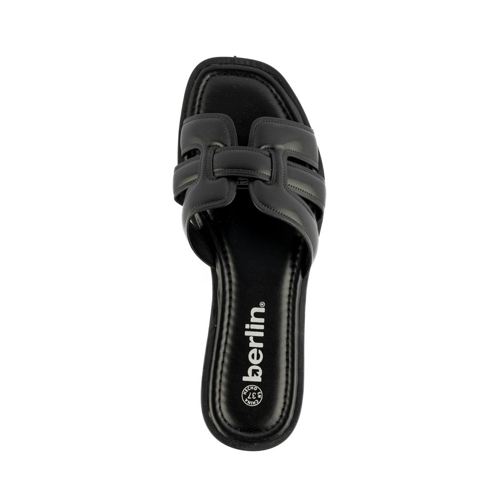Foto 4 pulgar | Sandalia Tiras Flat Casual Moda Para Mujer Walki Krishna Negro