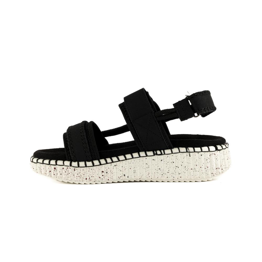 Foto 3 pulgar | Sandalia Plataforma Confort Casual Para Mujer Walki Ileana Negro