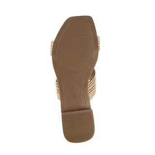 Foto 4 | Sandalia Tiras Flat Casual Brillo Para Mujer Walki Yazareth Rosa