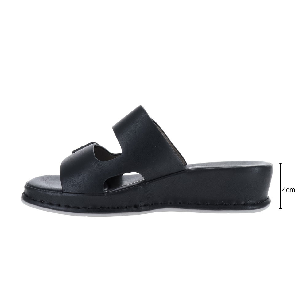 Foto 5 pulgar | Sandalias Roze Negras Para Mujer