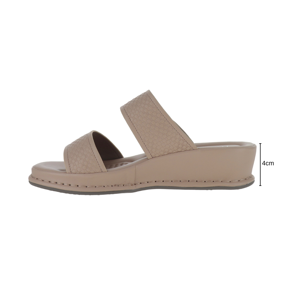 Foto 4 pulgar | Sandalias Roze Beige Para Mujer