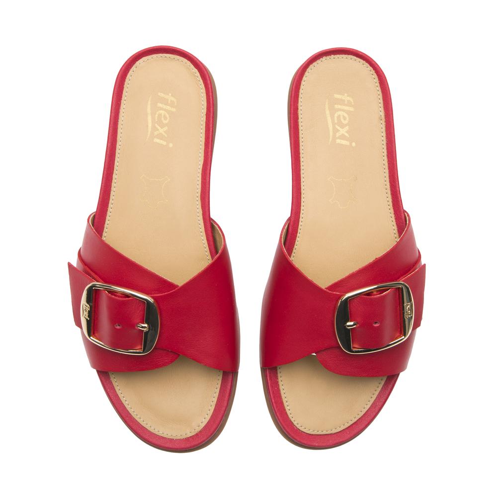 Foto 8 pulgar | Sandalias Flexi Rojo Para Mujer [fff3779] Rojo