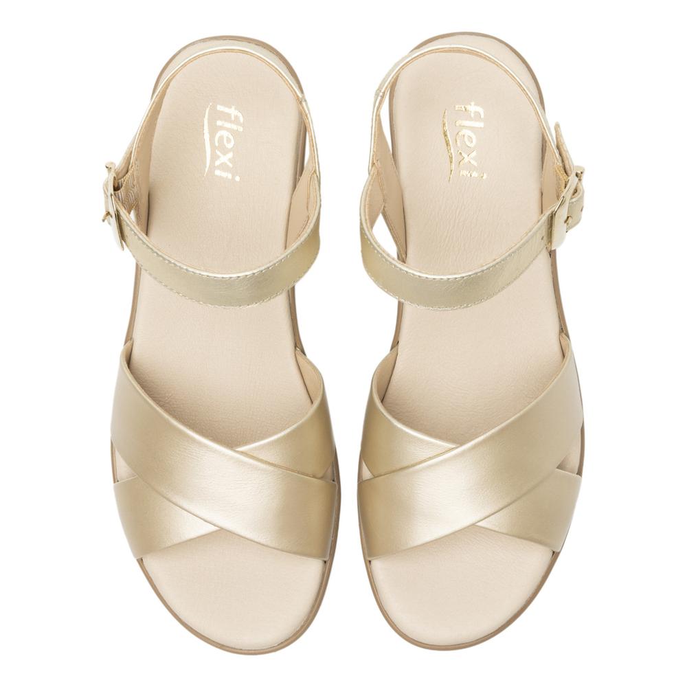 Foto 8 pulgar | Sandalias Flexi Dorado Para Mujer [fff3654] Dorado