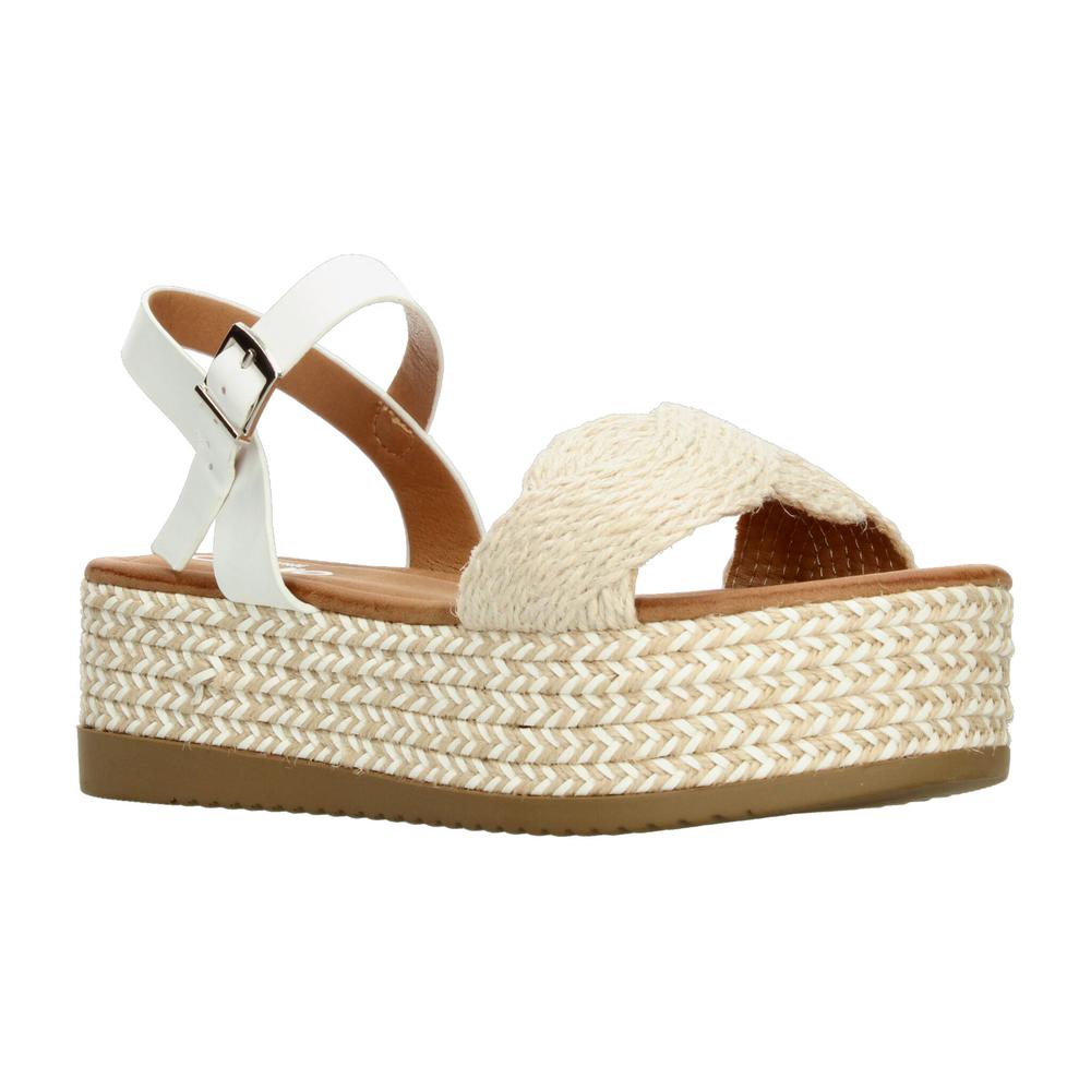 Foto 3 pulgar | Sandalias Ozono Beige Para Mujer [ozo2996] Beige