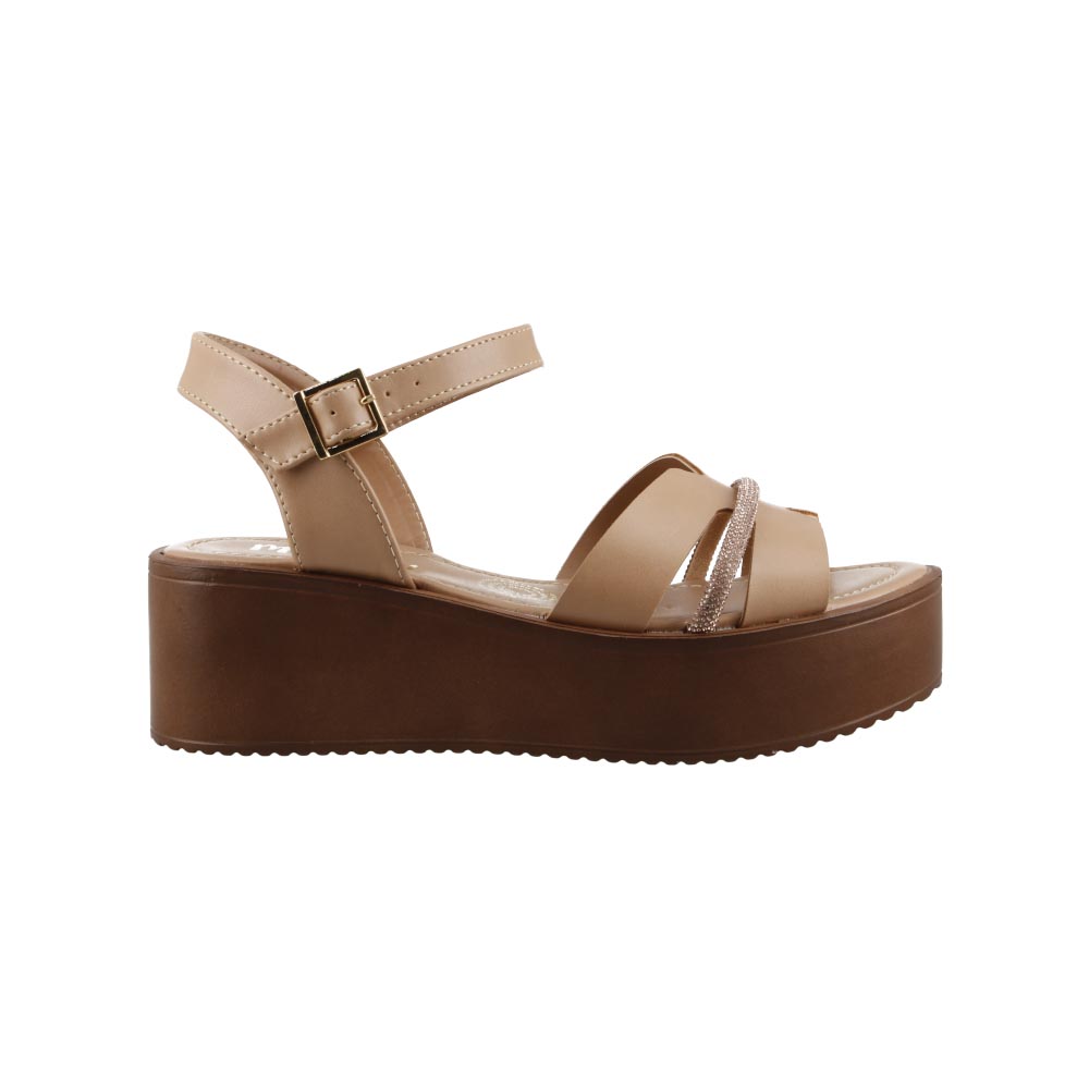 Foto 2 pulgar | Sandalia Mujer Miracol By Mama Lola 7702 Beige Casual Dama Talla 23 A 26 M