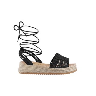 Foto 1 | Sandalia Dama Miracol By Mama Lola Spiky Negro Casual Mujer Talla 23 A 27 E