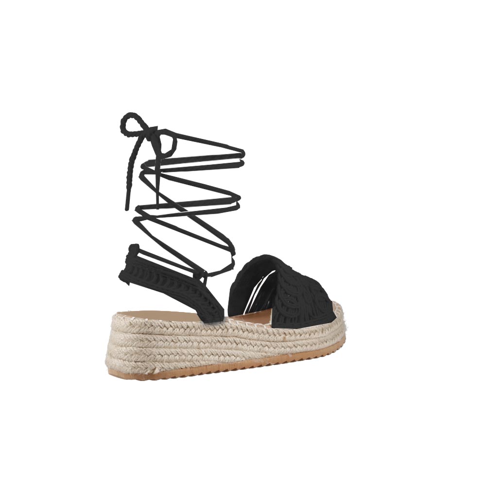 Foto 4 pulgar | Sandalia Dama Miracol By Mama Lola Spiky Negro Casual Mujer Talla 23 A 27 E