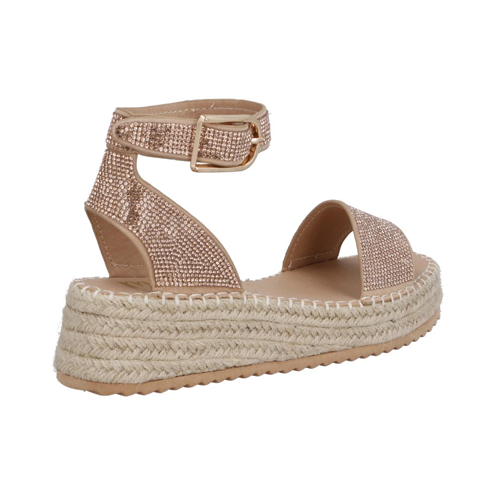 Foto 4 pulgar | Sandalia Mujer Miracol By Mama Lola River Oro Rosado Dama Casual Talla 23 A 27 E