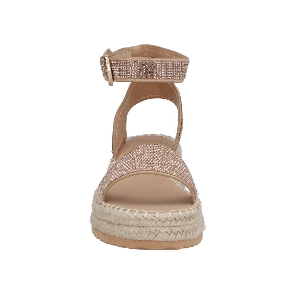 Foto 6 pulgar | Sandalia Mujer Miracol By Mama Lola River Oro Rosado Dama Casual Talla 23 A 27 E