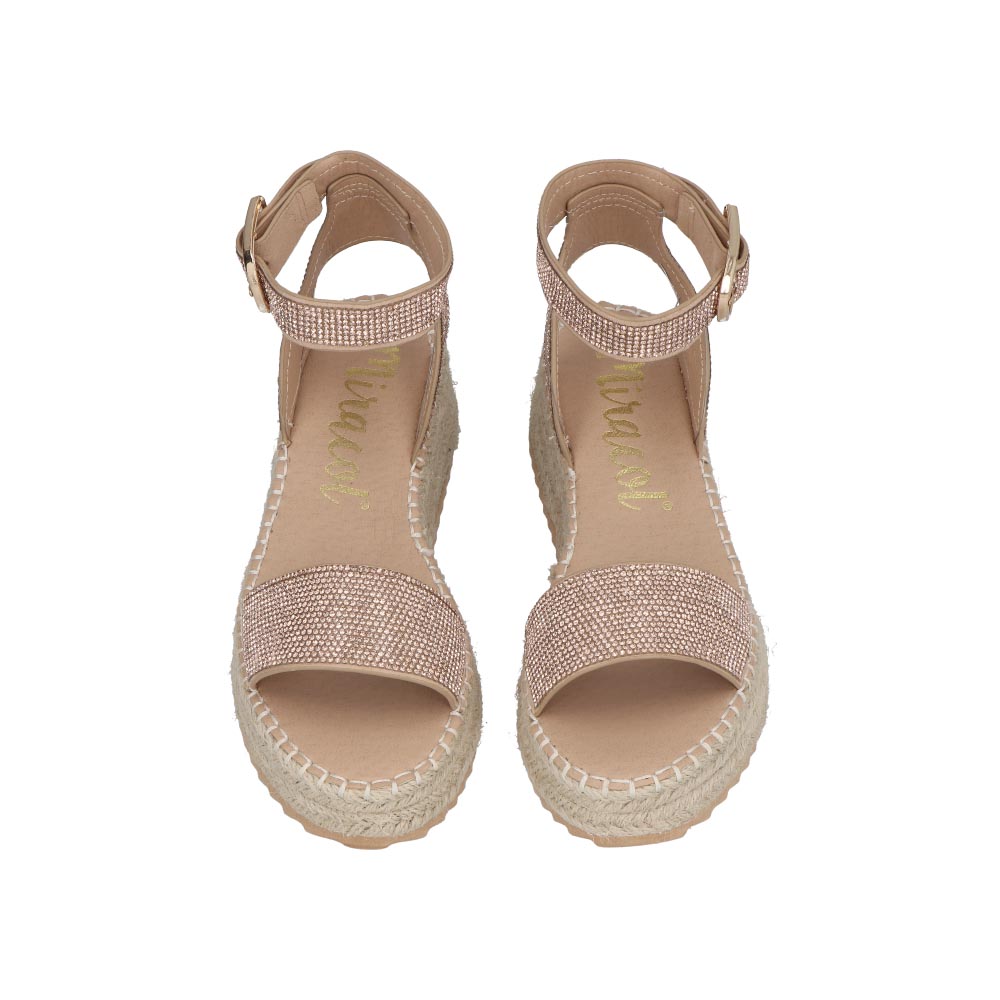 Foto 7 pulgar | Sandalia Mujer Miracol By Mama Lola River Oro Rosado Dama Casual Talla 23 A 27 E