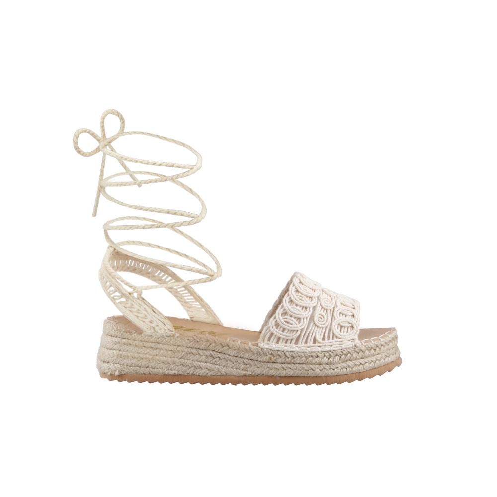 Foto 2 pulgar | Sandalia Dama Miracol By Mama Lola Spiky Beige Casual Dama Talla 23 A 27 E