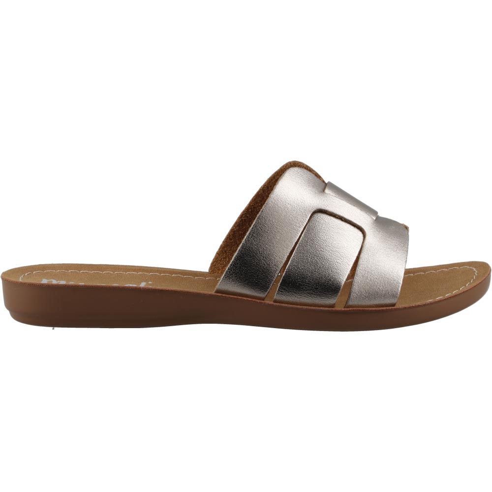 Foto 2 pulgar | Sandalia Mujer Miracol By Mama Lola 10402 Inox Sandalia Piso Casual Dama Talla 22 A 27 E