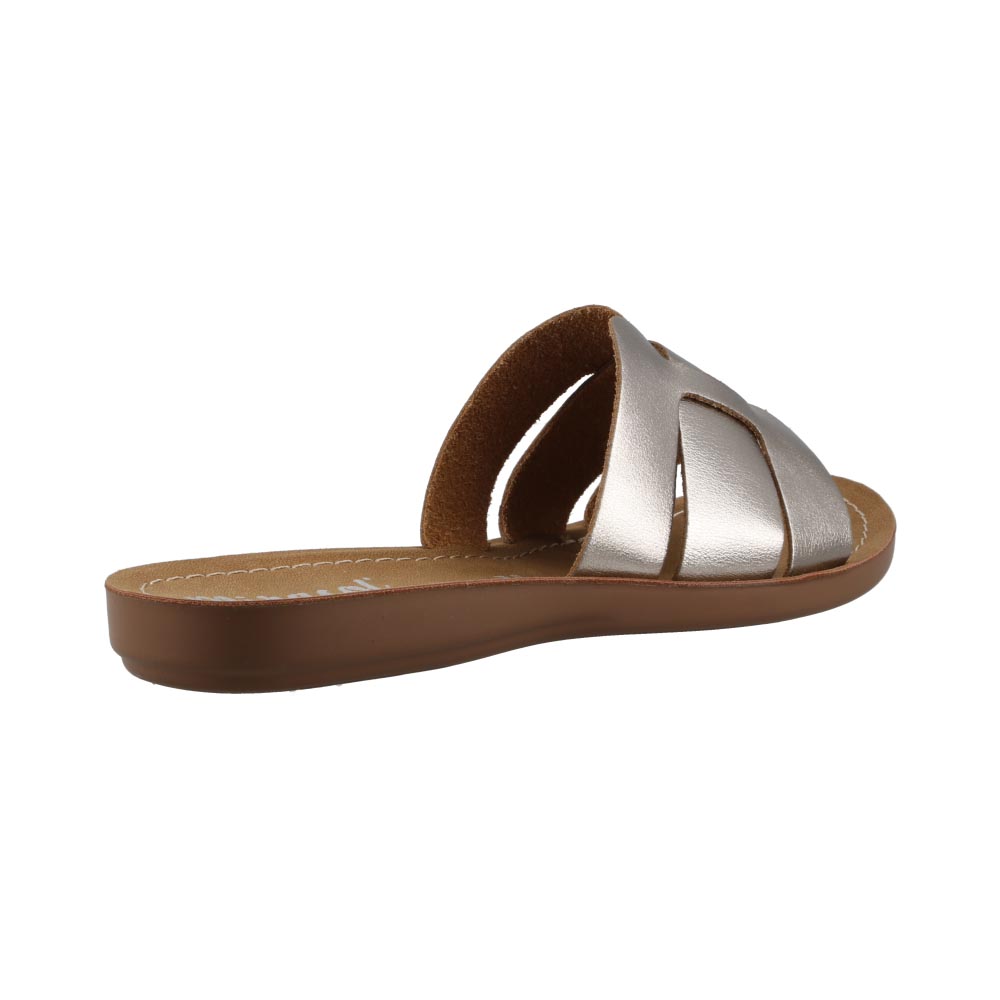 Foto 4 pulgar | Sandalia Mujer Miracol By Mama Lola 10402 Inox Sandalia Piso Casual Dama Talla 22 A 27 E