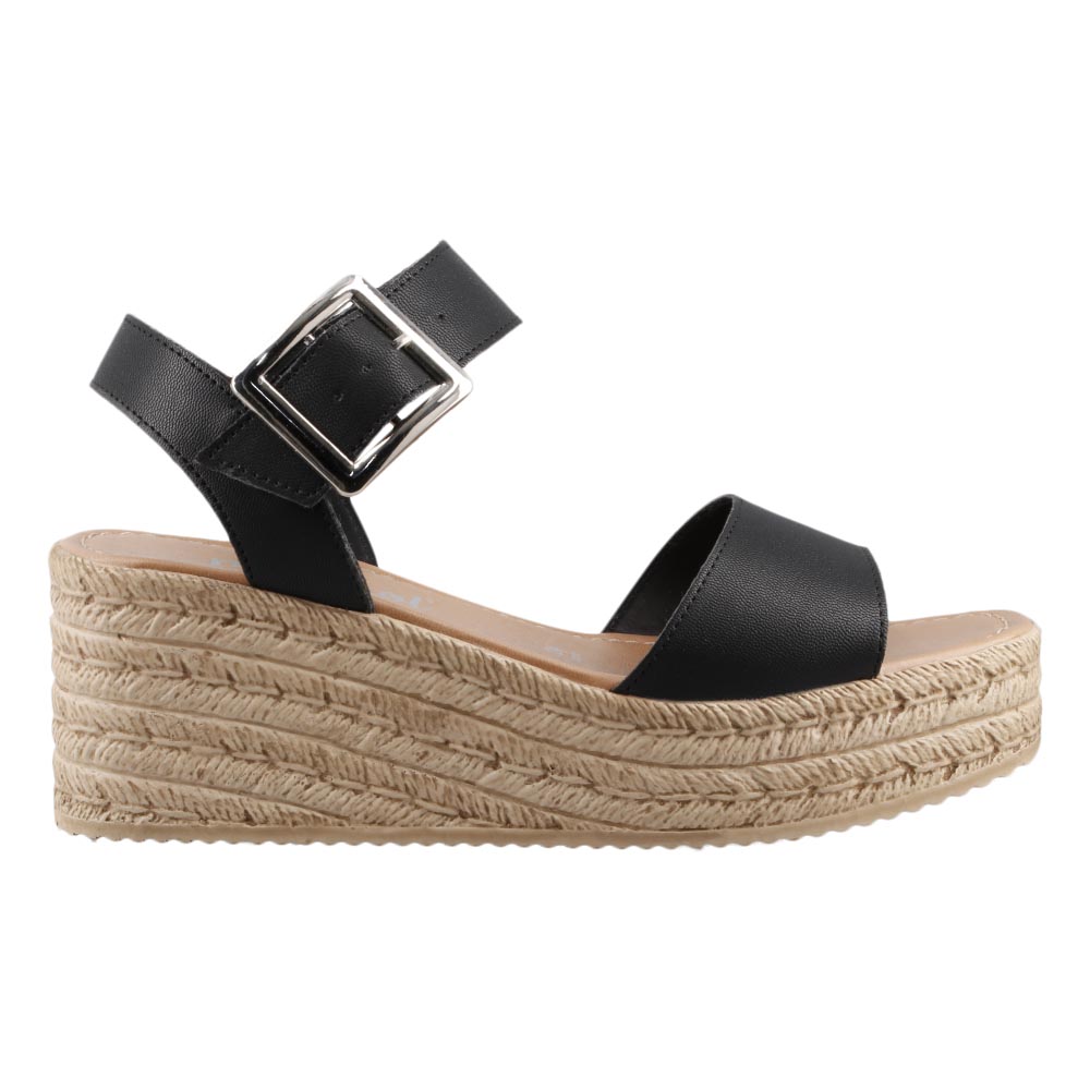 Foto 2 pulgar | Sandalia Dama Miracol By Mama Lola 43100 Negro Sandalia Plataforma Talla 22 A 27 E