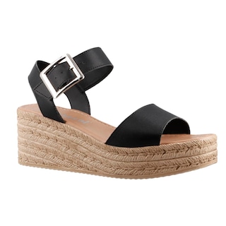Foto 2 | Sandalia Dama Miracol By Mama Lola 43100 Negro Sandalia Plataforma Talla 22 A 27 E