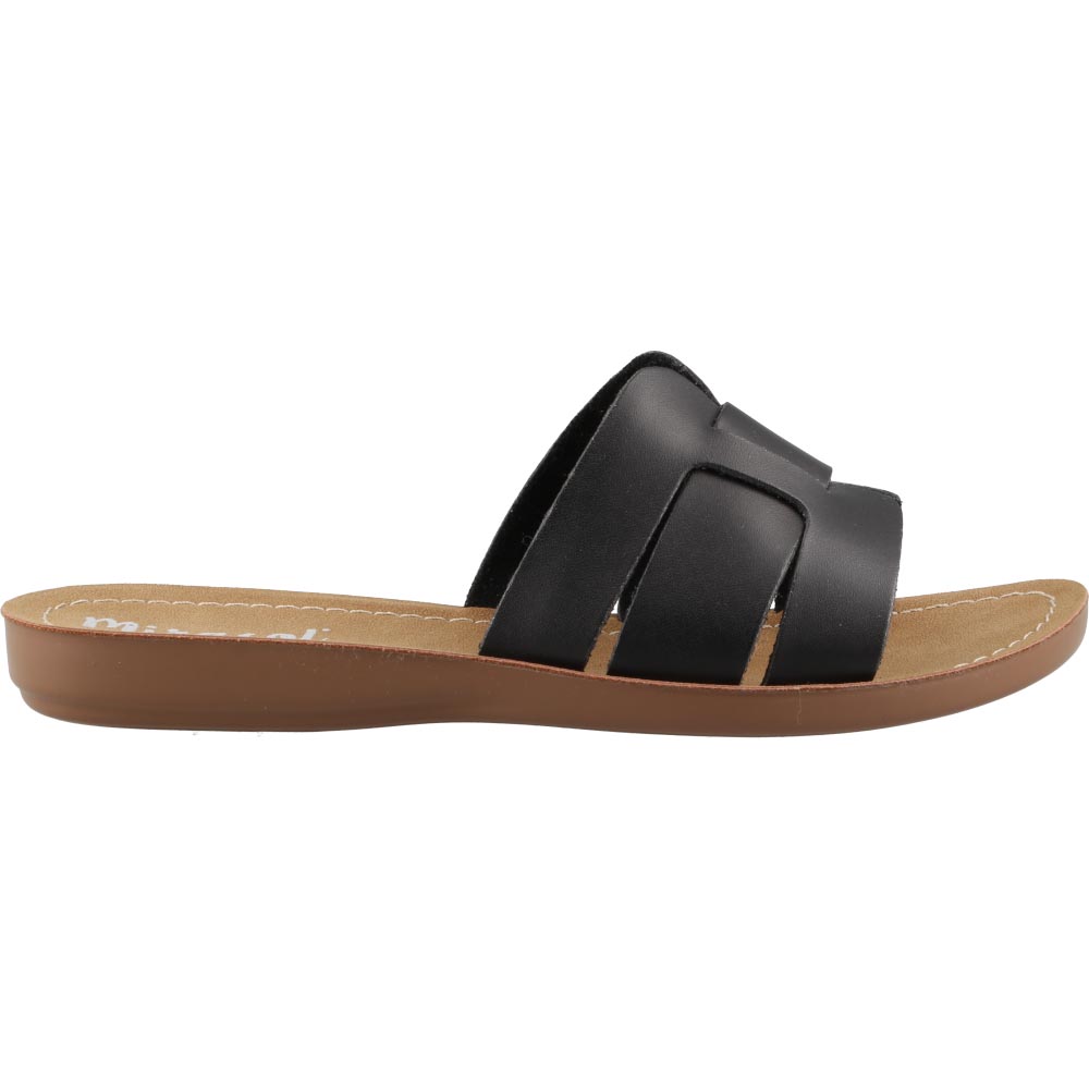 Foto 2 pulgar | Sandalia Mujer Miracol By Mama Lola 10402 Negro Sandalia De Piso Casual Dama Talla 22 A 27 E
