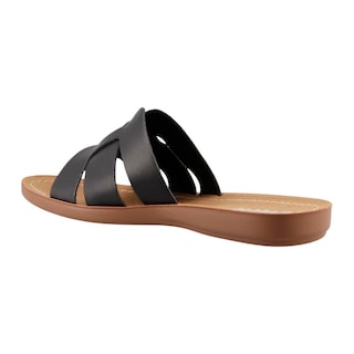 Foto 4 | Sandalia Mujer Miracol By Mama Lola 10402 Negro Sandalia De Piso Casual Dama Talla 22 A 27 E