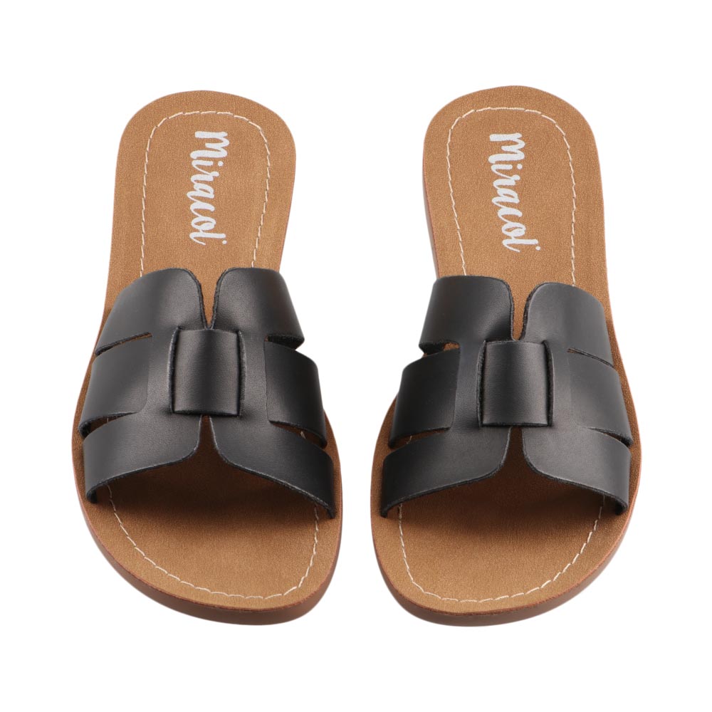 Foto 7 pulgar | Sandalia Mujer Miracol By Mama Lola 10402 Negro Sandalia De Piso Casual Dama Talla 22 A 27 E