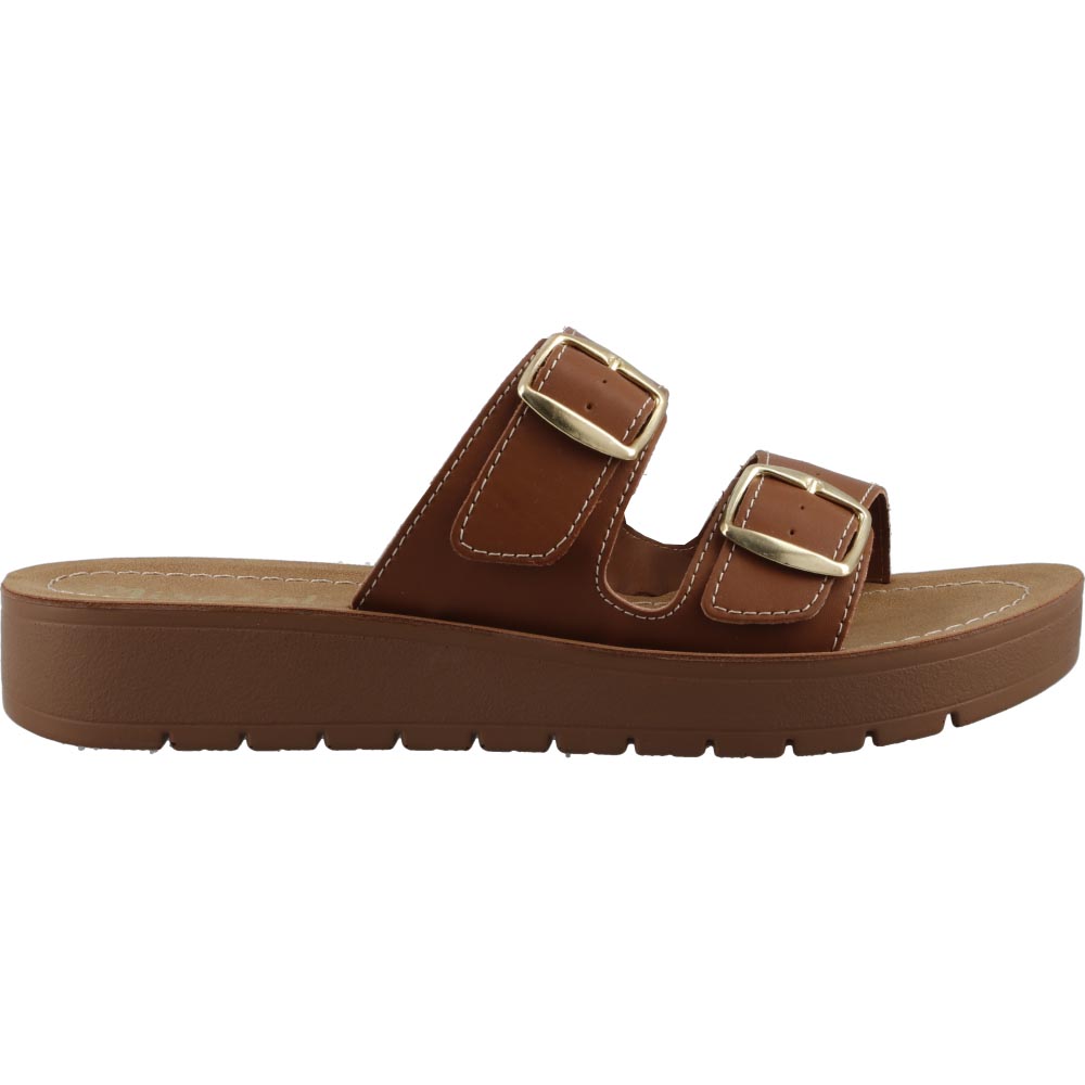 Sandalia Dama Miracol By Mama Lola 10107 Camel Sandalia Casual De Piso Talla 22 A 27 E