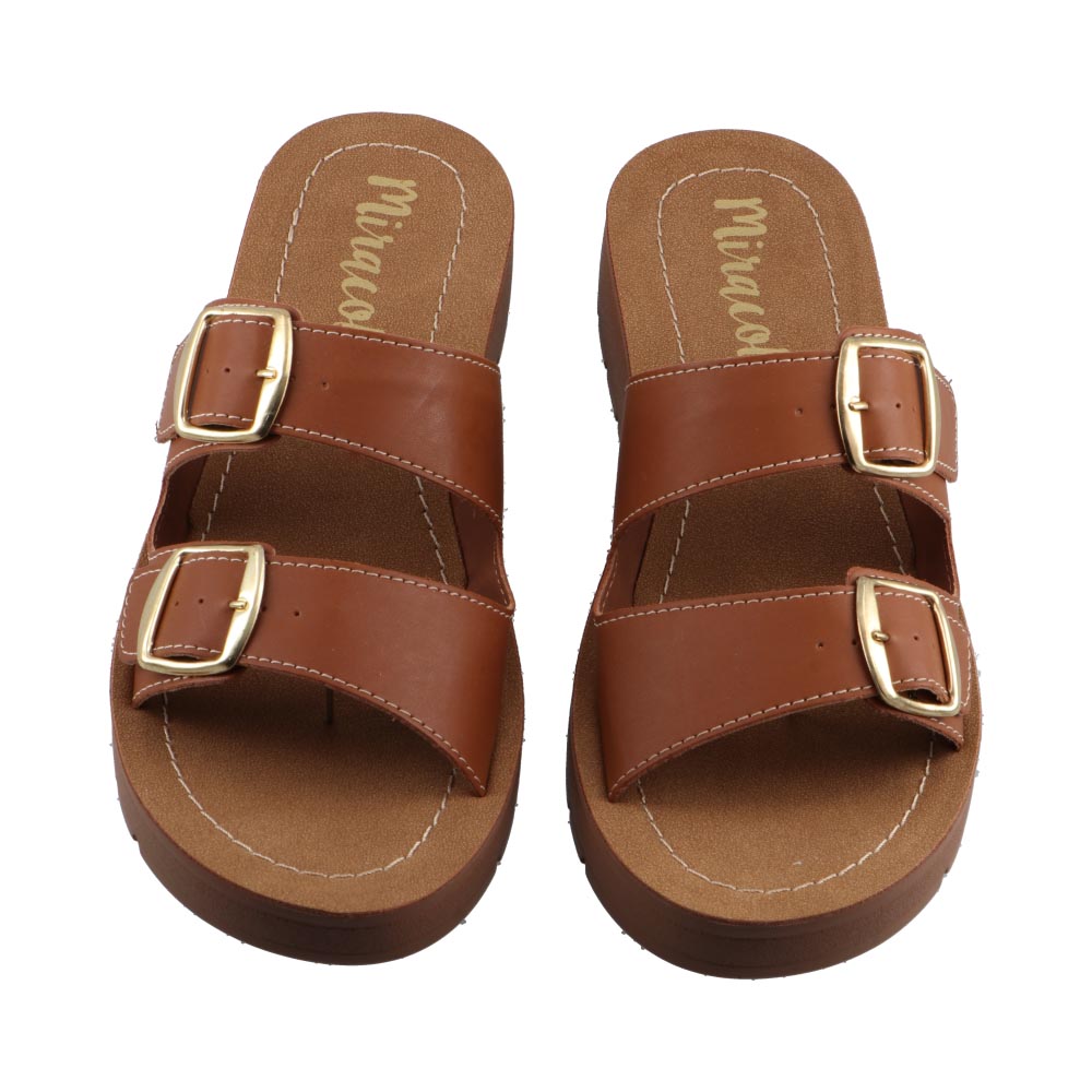 Foto 7 pulgar | Sandalia Dama Miracol By Mama Lola 10107 Camel Sandalia Casual De Piso Talla 22 A 27 E