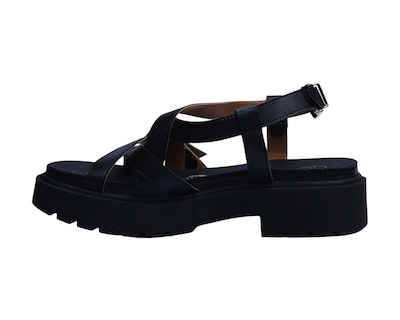Foto 5 | Sandalia Piso Para Mujer Lob Footwear Napa Turim Negro 86805082